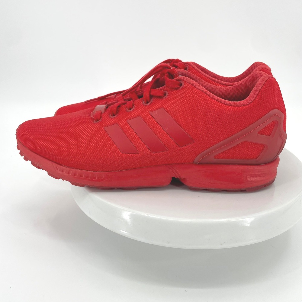 Adidas‎ ZX Flux Sneakers Mens 11 Red Mesh Torsion AQ3096 Athletic Running Shoes